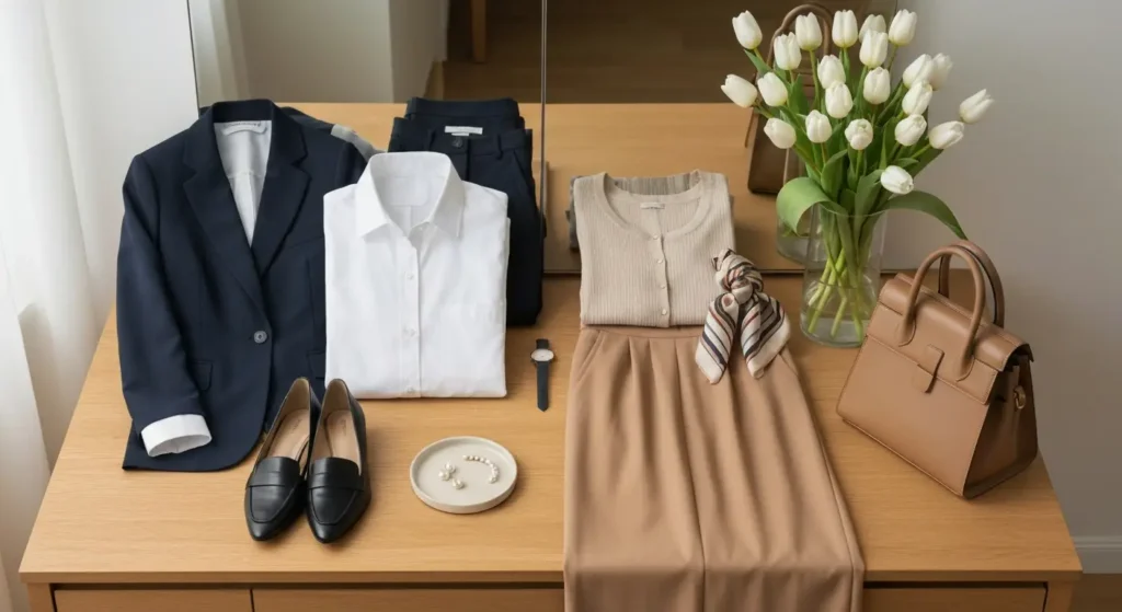 Garderoba kapsułowa do pracy - jak łączyć ubrania zgodne z dress code'em